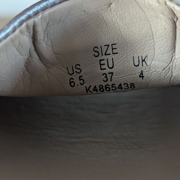 DKNY Leather Coastal Minimalist Preppy Neutral Chic Capsule Espadrille  6 ½  - Picture 2 of 8